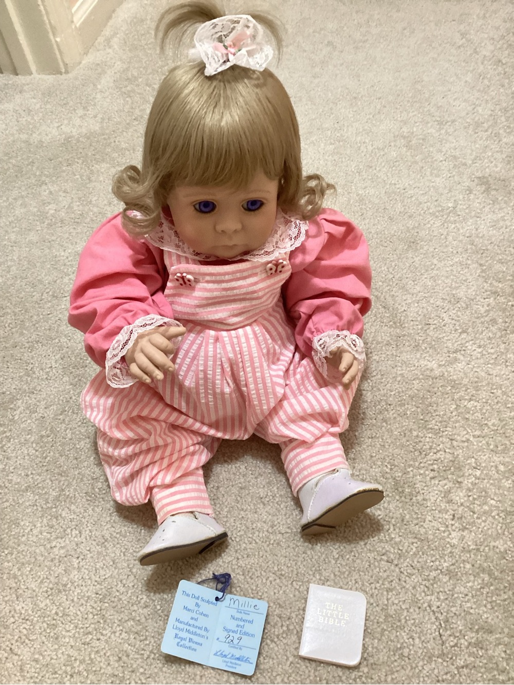 Millie Vinyl Doll by Lloyd Middleton